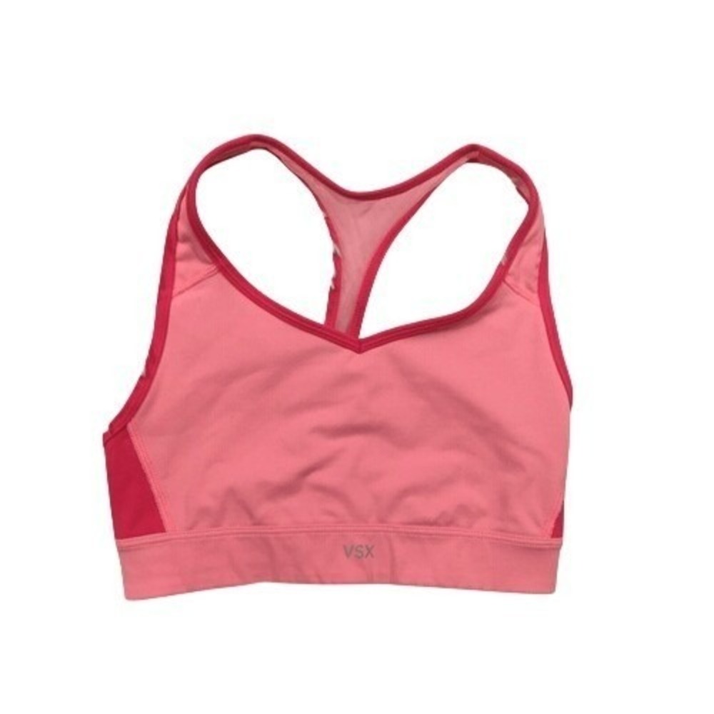 Victoria's Secret VSX Racerback‎ Workout Sports Bra Coral Pink Size XS